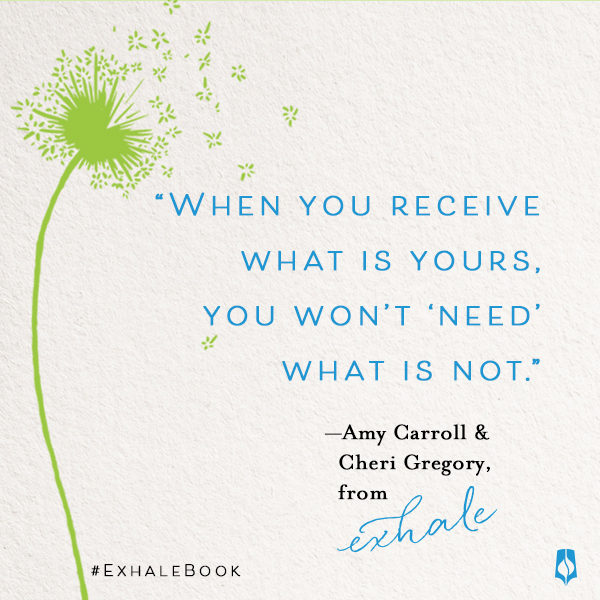 Exhale | by Amy Carroll & Cheri Gregory